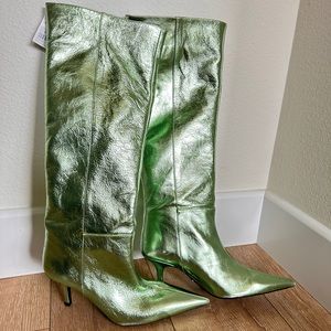Metallic Zara Boots - 40 - 🔥